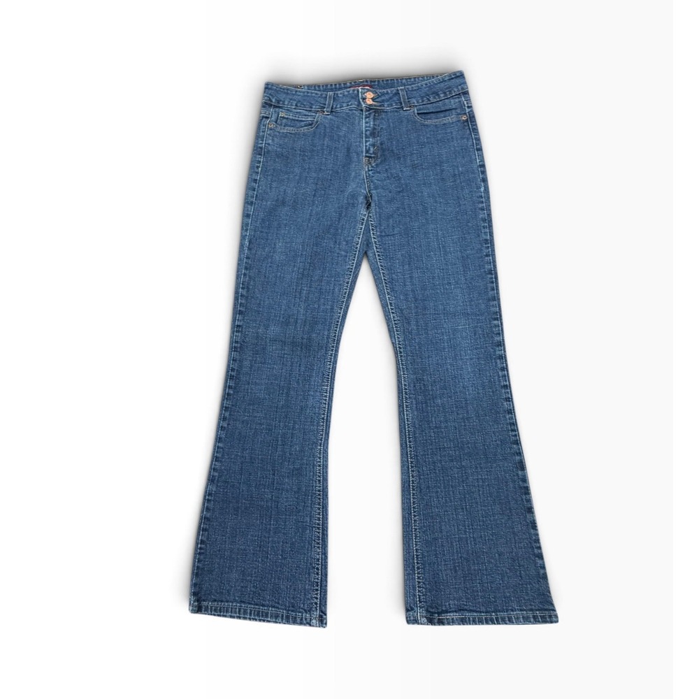 Levis 526 Slender Boot Cut Jeans Womens 12M Blue Stretch Y2K Flare Denim EUC